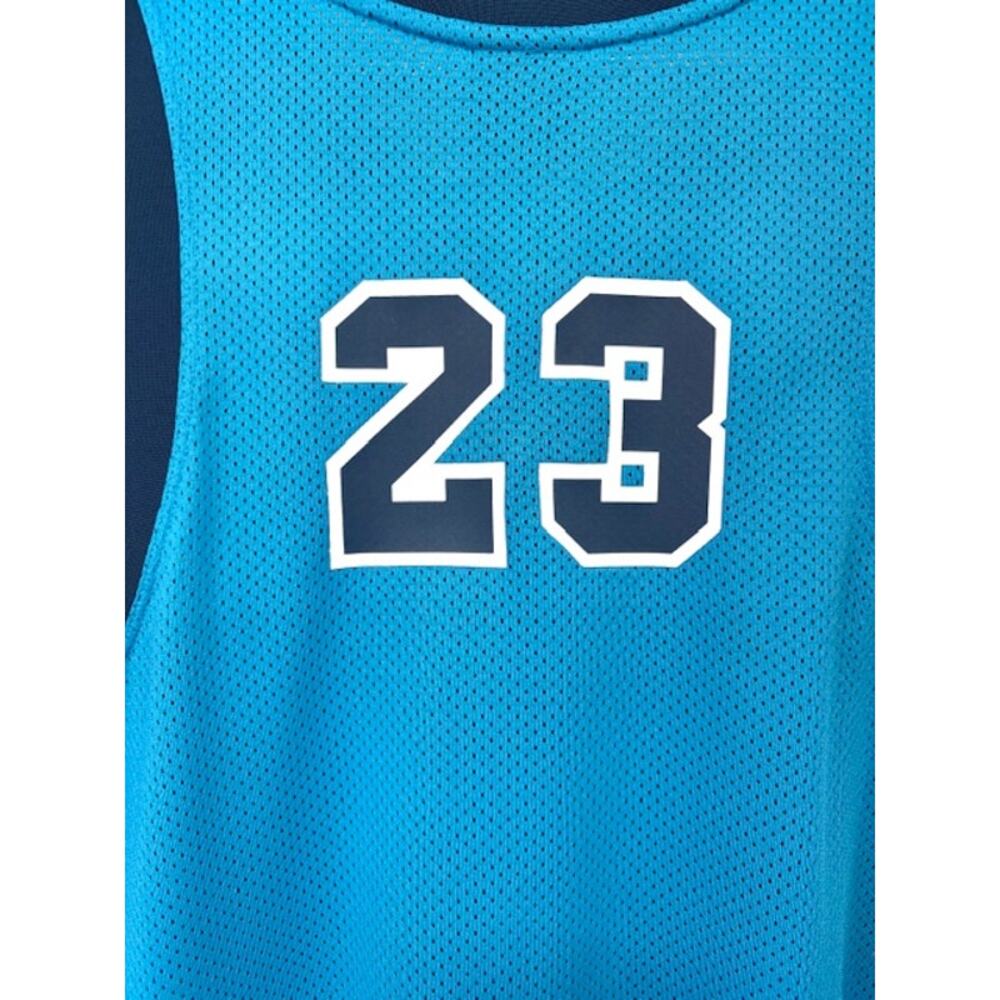 Air Jordan‎ Basketball Jersey Womens Sz M Blue Tank Top #23 Mesh Athleisure NWT - Picture 6 of 12